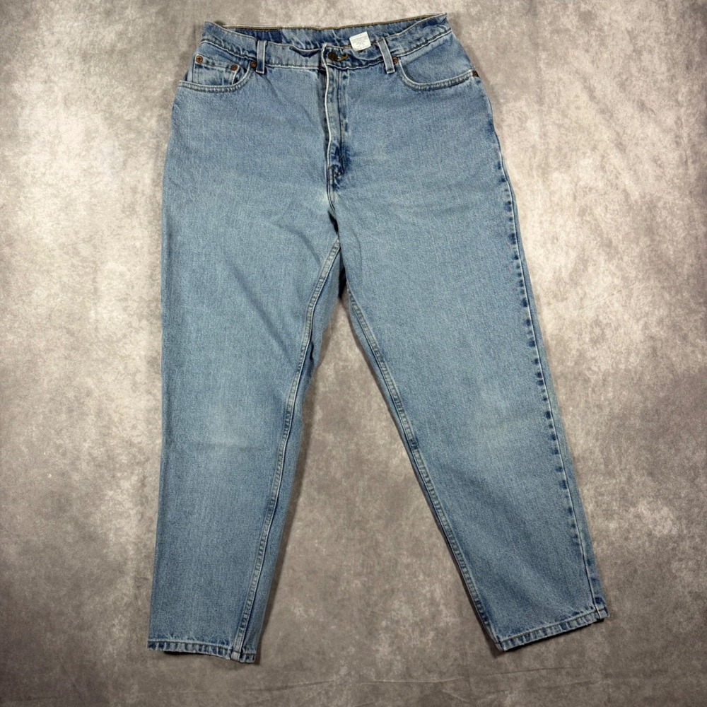 Vintage Levis 550 Jeans Woman's Relaxed Fit Tapered Leg light Wash Size 20 S